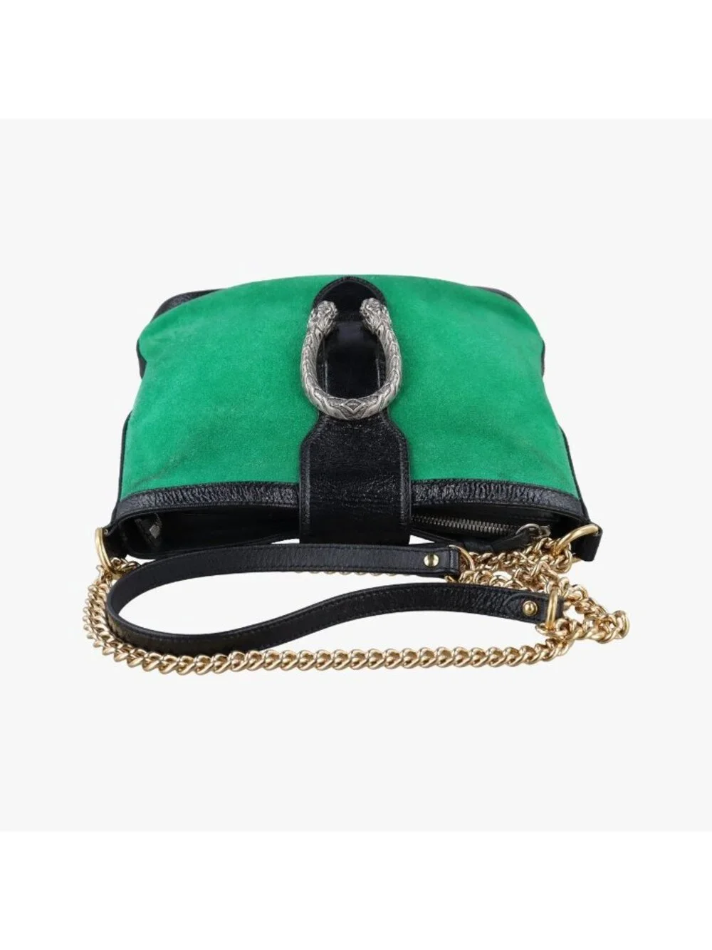 Gucci Dionysus Green Suede Leather Shoulder